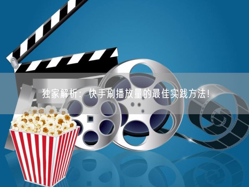 独家解析：快手刷播放量的最佳实践方法！